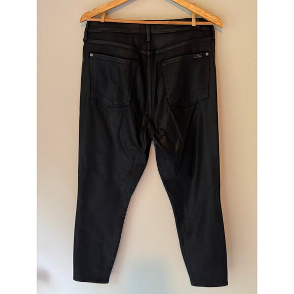 7 for all mankind The High Waist Ankle Skinny Two-Toned Jeans Size 32 - Picture 7 of 13